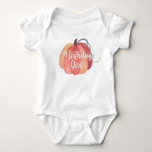Classic Pumpkin Birthday Girl Bodysuit