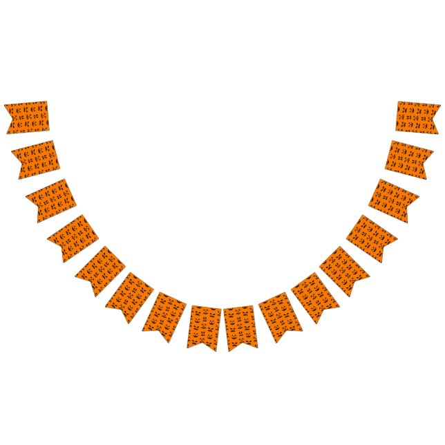 Classic Pumpkin Faces Bunting (All)