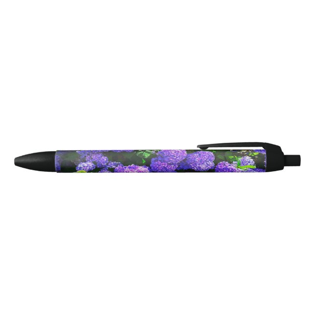 Classic Purple Realistic Hydrangea Pen (Top)