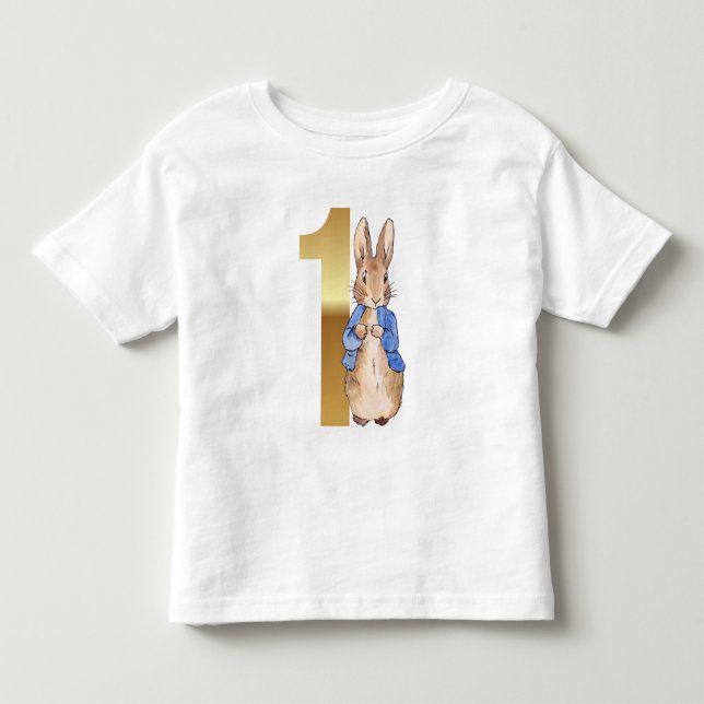 Classic Rabbit First birthday Toddler T-Shirt (Front)