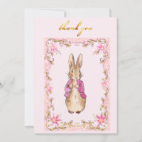 Classic rabbit in pink jacket  