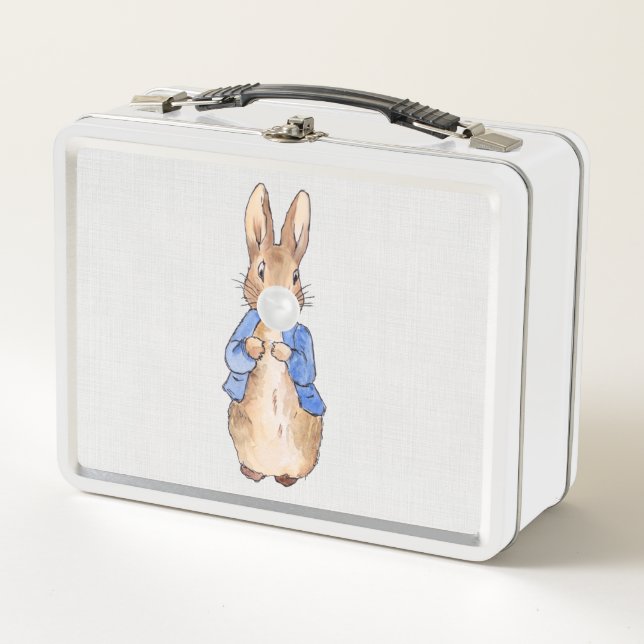 Classic Rabbit Metal Lunch Box (Front)