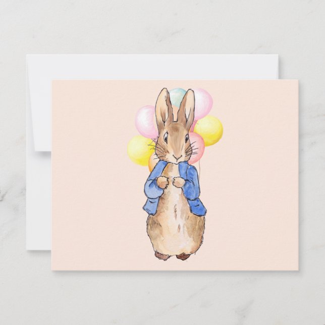 Classic Rabbit with balloons (Front)