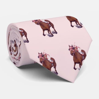 Classic Race Horse Thoroughbred Tie