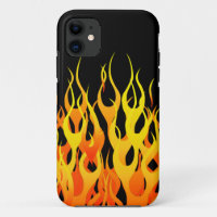Classic Racing Flames on Fire