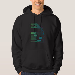 Classic Racing R32 Turbo Green Gradient T-Shirt Hoodie