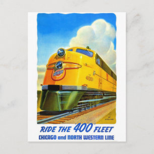 Classic Railroad Postcard