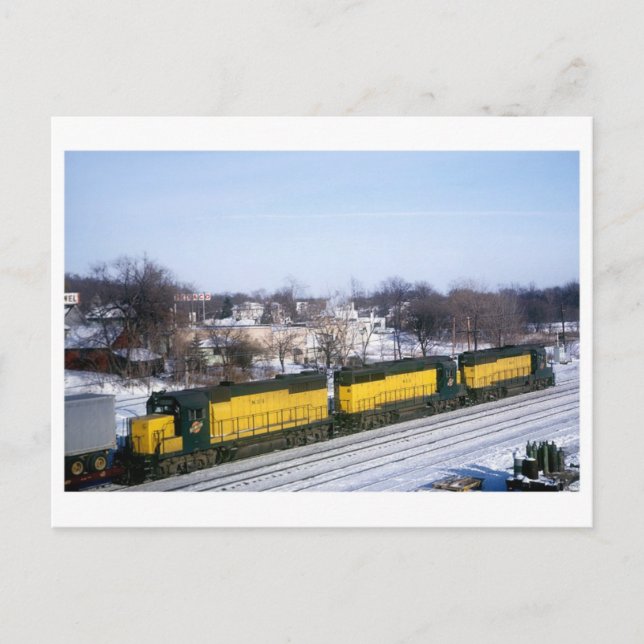 Classic Railroad Postcard (Front)