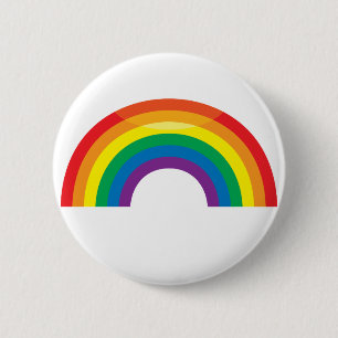 Classic Rainbow 6 Cm Round Badge