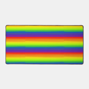 Classic Rainbow Flag Colours Marker Style Gay Desk Mat