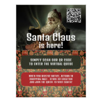 Classic Reading Santa, Visit Santa, QR Code Queue