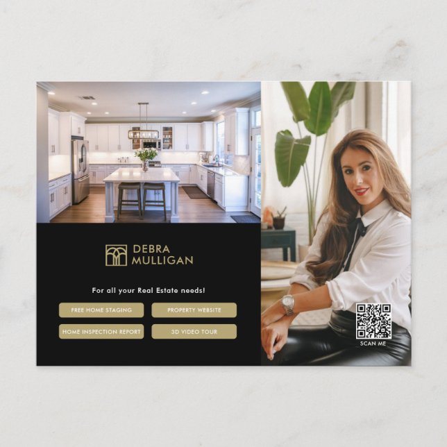 Classic Real Estate Promotional Postcard (Front)