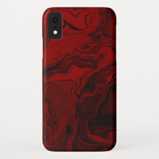 Classic Red and Black Marble Case-Mate iPhone Case