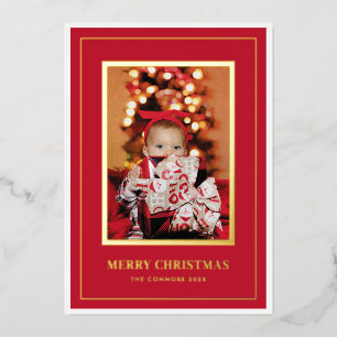 Classic Red and Gold Christmas Photo