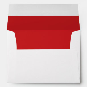 Classic Red and White Envelopes
