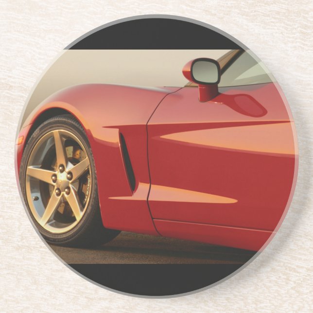 Classic Red Car Coaster (Front)