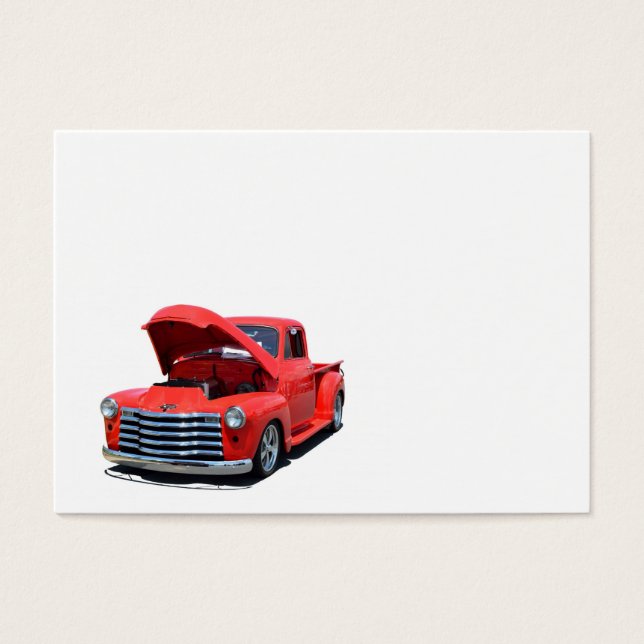 Classic Red Chevy Truck Customised (Front)
