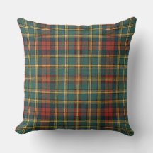 Classic Red & Green Scottish Tartan Plaid Pattern