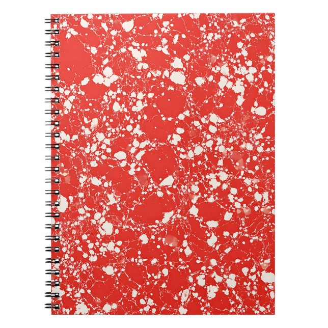 Classic Red Marble Notebook (Front)