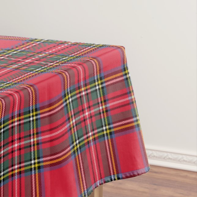 Classic Red Plaid  Tablecloth (In Situ)
