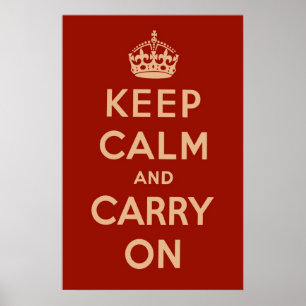 Classic Red Poster