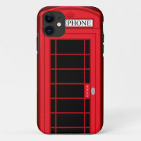 Classic Red Public Telephone Box UK: iPhone 5 Case
