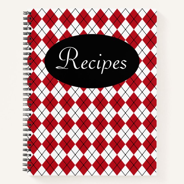 Classic Red Recipe Book (Front)
