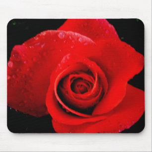 Classic Red Rose Mousepad