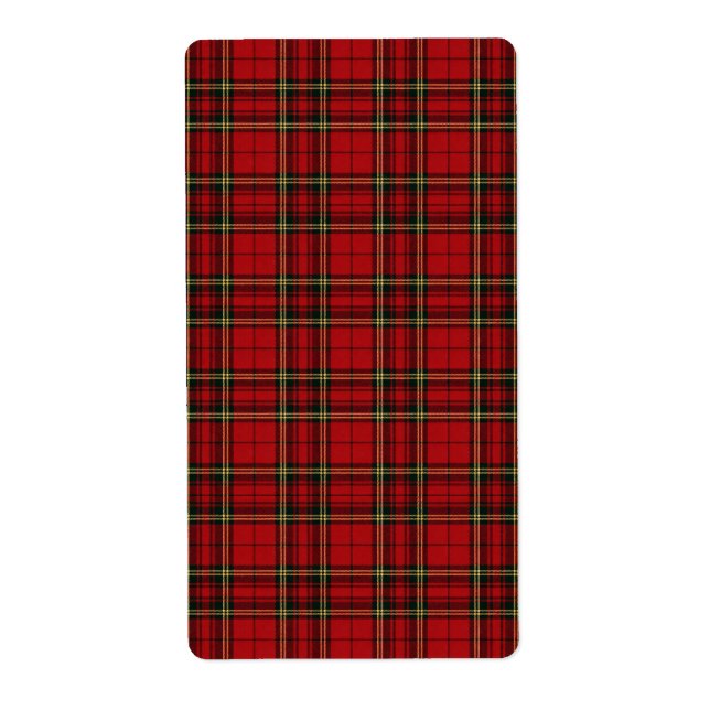 Classic Red Tartan Plaid (Front)
