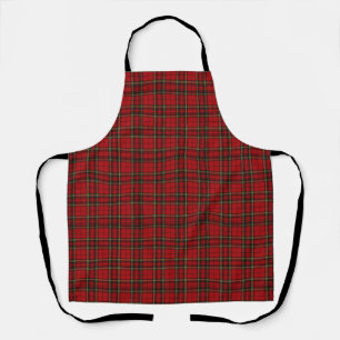Classic Red Tartan Plaid Apron