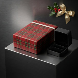 Classic Red Tartan Plaid Wrapping Paper
