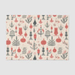 Classic Red, White, and Black – Vintage Christmas Tissue Paper<br><div class="desc">Add a touch of creativity to your gift wrapping or crafting projects with this beautifully designed tissue paper. Featuring a unique and eye-catching pattern,  this tissue paper is perfect for enhancing gift bags,  wrapping delicate items,  or adding a decorative layer to craft projects.</div>
