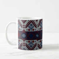 Classic Red White Blue Nordic Fair Isle Knit