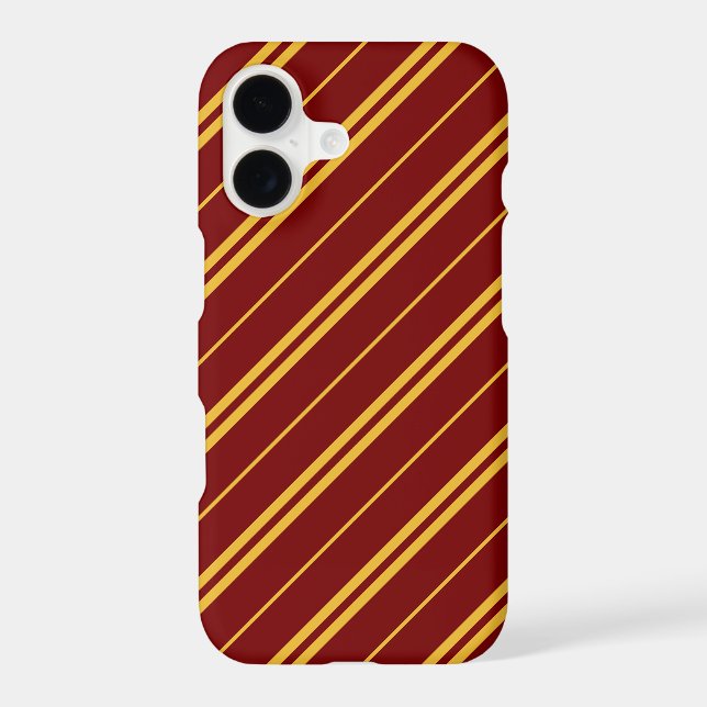 Classic Red Yellow School Stripes Pattern (Back)