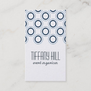 Classic Refinement Business Card, Dark Blue Card