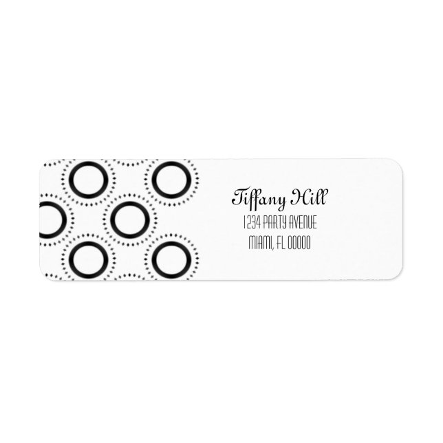 Classic Refinement Return Address Labels (Front)