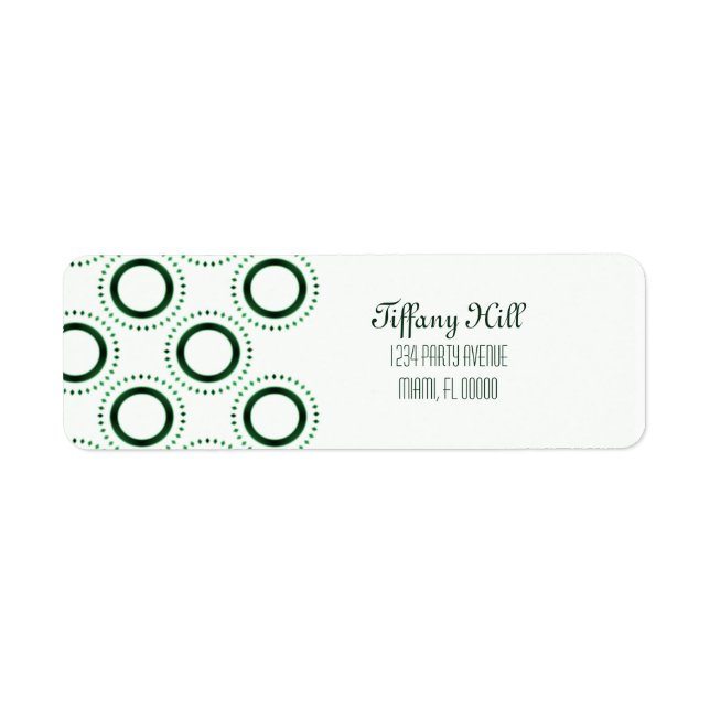 Classic Refinement Return Address Labels (Front)