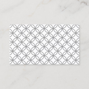 CLASSIC REGENCY GRAY/WHITE BUSINESS CARD