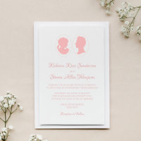 Classic Regency Pink Cameo Wedding