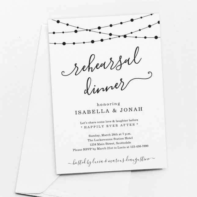 Classic Rehearsal Dinner Invitation (Creator Uploaded)