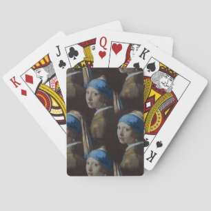 Classic Replica Faces of Girl With a Pearl Earring Playing Cards