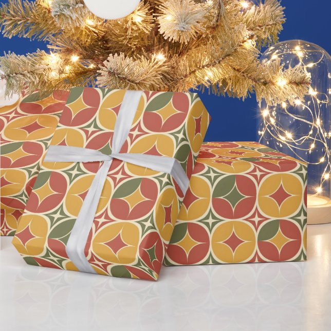 Classic Retro Corporate Holiday Wrapping Paper (Holidays)