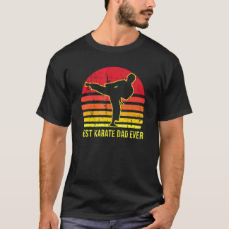 Classic Retro Karate Dad Martial Arts Father Karat T-Shirt