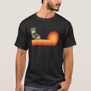 Classic Retro Pinball  For Men Vintage Arcade T-Shirt