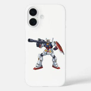 Classic Retro RX-78-2 Gundam Mecha Anime Illustrat iPhone 16 Case