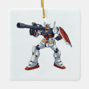 Classic Retro RX-78-2 Gundam Mecha Anime Illustrat Ceramic Ornament