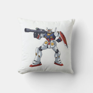 Classic Retro RX-78-2 Gundam Mecha Anime Illustrat Cushion