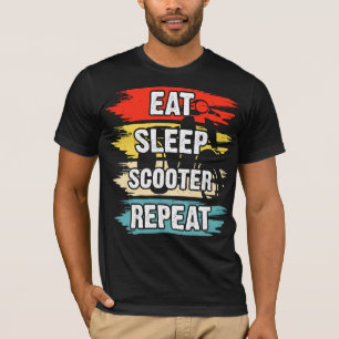 Classic Retro Scooter  T-Shirt
