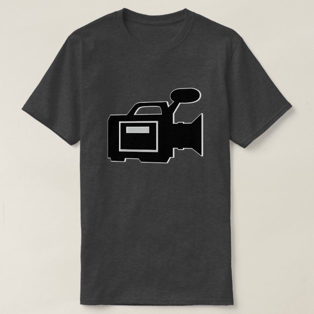 CLASSIC RETRO VIDEO CAMERA T-Shirt (Design Front)