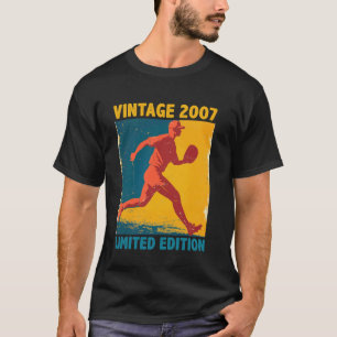 Classic Retro Vintage 2007 Baseball Lover Limited  T-Shirt
